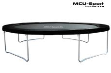 MCU-Sport Pro-line 3,7m Svart Studsmatta V3.0