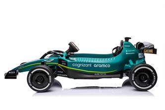 Aston Martin F1 Gokart för barn 4x12V med 2,4G + lädersäte + gummihjul-3