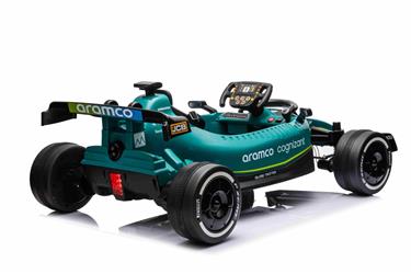 Aston Martin F1 Gokart för barn 4x12V med 2,4G + lädersäte + gummihjul-6