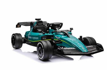 Aston Martin F1 Gokart för barn 4x12V med 2,4G + lädersäte + gummihjul-7