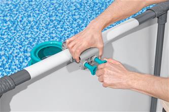 Bestway AquaClean Deluxe Poolunderhållssats m/Dammsugare och Skimmer-9