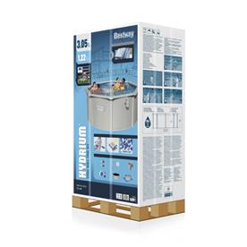 Bestway Hydrium 305 x 122 cm stålpool med sandfilter (2025 model)-6