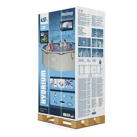 Bestway Hydrium 457 x 122 cm Stålväggspool Set (2025 model)-8