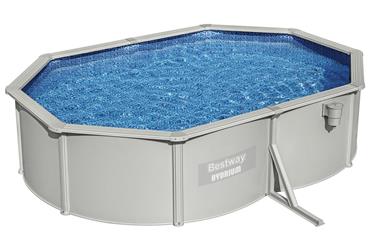 Bestway Hydrium 500 x 366 x 122 cm Oval Stålväggspool Set (2025 model)-5