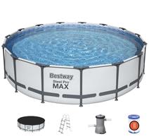 Bestway Steel Pro MAX Frame Pool 457 x 107 cm m/pump, stege, etc.