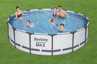  Bestway Steel Pro MAX Frame Pool 457 x 107 cm m/pump, stege, etc.-2