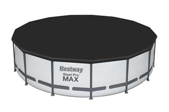  Bestway Steel Pro MAX Frame Pool 457 x 107 cm m/pump, stege, etc.-3