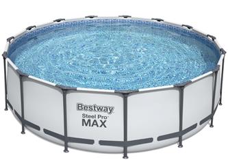 Bestway Steel Pro MAX Frame Pool 457x 122cm m.filter, pump, stege m.m.