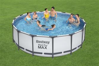 Bestway Steel Pro MAX Frame Pool 457x 122cm m.filter, pump, stege m.m.-2