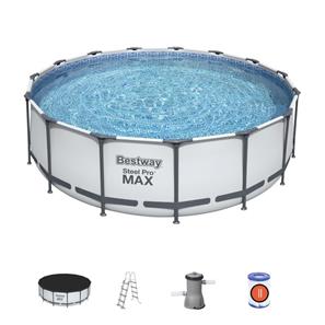 Bestway Steel Pro MAX Frame Pool 457x 122cm m.filter, pump, stege m.m.-3