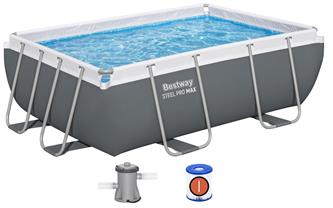 Bestway Steel Pro MAX Rektangulär Pool 282 x 196 x 84 cm