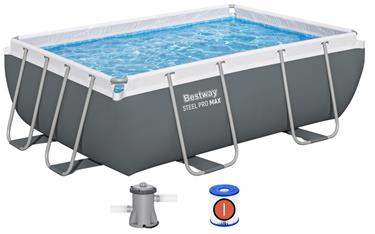 Bestway Steel Pro MAX Rektangulär Pool 282 x 196 x 84 cm