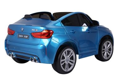  BMW X6 M 12v XXL Blå-Lackering m/Gummihjul + 2.4G + 10AH-6