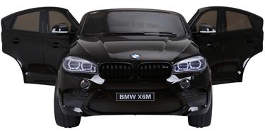 BMW X6 M 12v XXL Svart med Gummihjul + 2.4G + 10AH-2