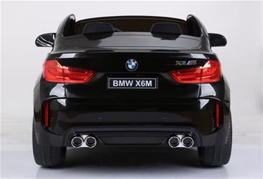 BMW X6 M 12v XXL Svart med Gummihjul + 2.4G + 10AH-8