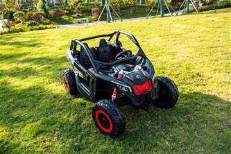 Can-Am Maverick UTV för 2 Barn m/4x24V Motorer + Gummihjul + 24V14AH-8