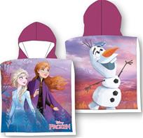 Disney Frozen Poncho badhandduk med huva - 100 procent bomull