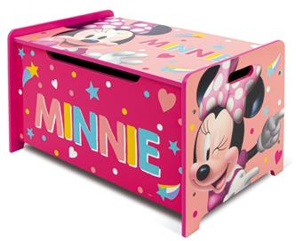 Disney Mimmi Pigg Leksakslåda och bänk i trä