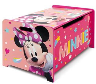 Disney Mimmi Pigg Leksakslåda och bänk i trä-3