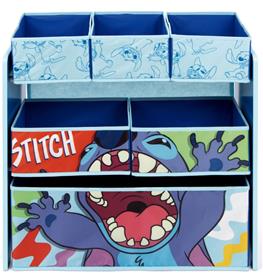 Disney Stitch Trä Hylla m/6 korgar