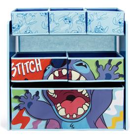 Disney Stitch Trä Hylla m/6 korgar-6