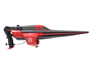 E1 RaceBird Lite RC Hydrofoil Fjärrstyrd båt 2,4 GHz RTR, Röd-2