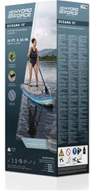 Hydro-Force Oceana 2-i-1 SUP Paddleboard og Kajak-sæt 305 cm-3