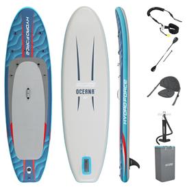 Hydro-Force Oceana 2-i-1 SUP Paddleboard og Kajak-sæt 305 cm-4