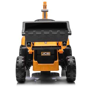 JCB El Traktor med frontskopa + grävmaskin för barn 12V med 2,4G-remote-7