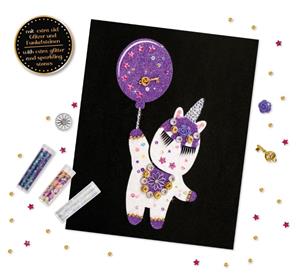 LENA Sparkle Art - Glitterset med enhörning-2