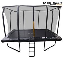 MCU-Sport Pro-Line Rektangulär Studsmatta+Nät+Stege 366 x 244cm
