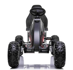 MegaLeg Power-XL pedal-gokart för barn, svart-3