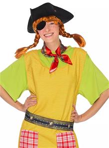 Pippi Långstrump Taka-Tuka-Land Piratset (vuxenstorlek)