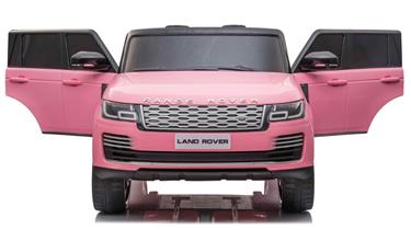 Range Rover Sport 4x4 Elbil till barn Pink m/4x12V + Gummihjul + Lädersäte-2