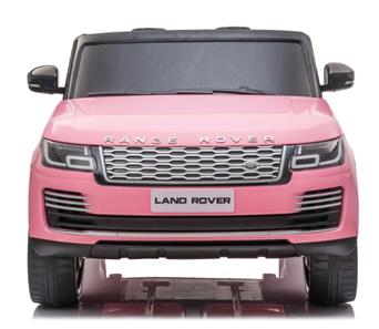 Range Rover Sport 4x4 Elbil till barn Pink m/4x12V + Gummihjul + Lädersäte-3