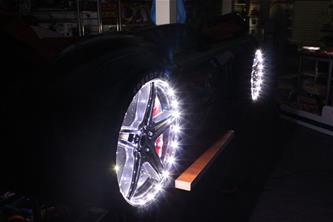 Speedy Turbo Tech Bilsäng med LED-Ljus och Ljudpaket, svart-6