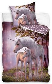 Unicorn sängkläder 140 x 200, 100 procent bomull